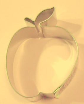 Apfel, 54 mm breit, 73 mm lang, 20 mm dick, Aus Edelstahl