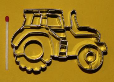 Traktor Schlepper Trekker Trecker, 76 mm breit, 50 mm lang, 20 mm dick, Aus Edelstahl